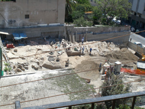 Un cantiere archeologico a Cagliari