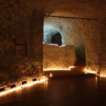 La sala da ballo di grotta Marcello a Cagliari
