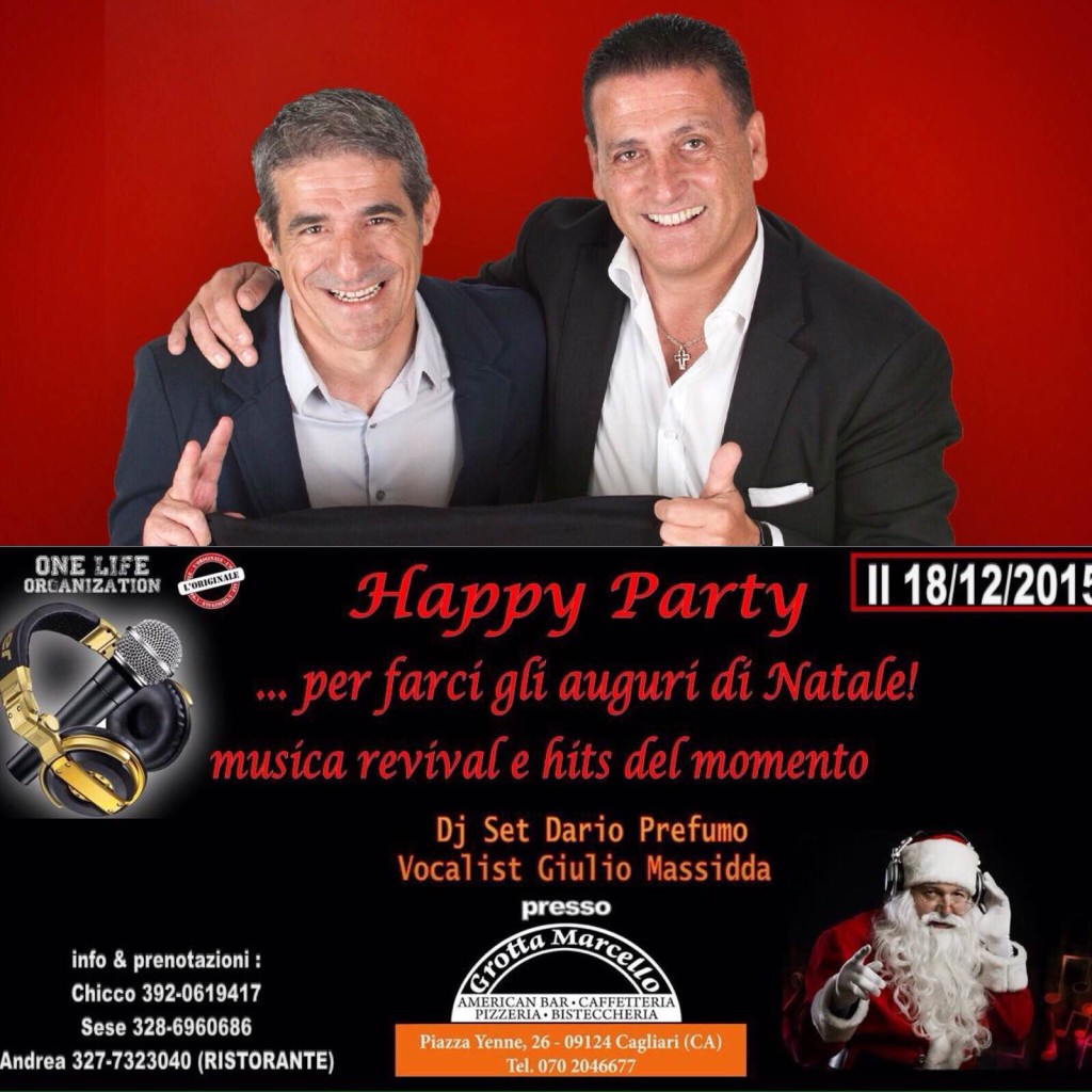 La locandina dell'evento in programma il 18 Dicembre a Grotta Marcello.