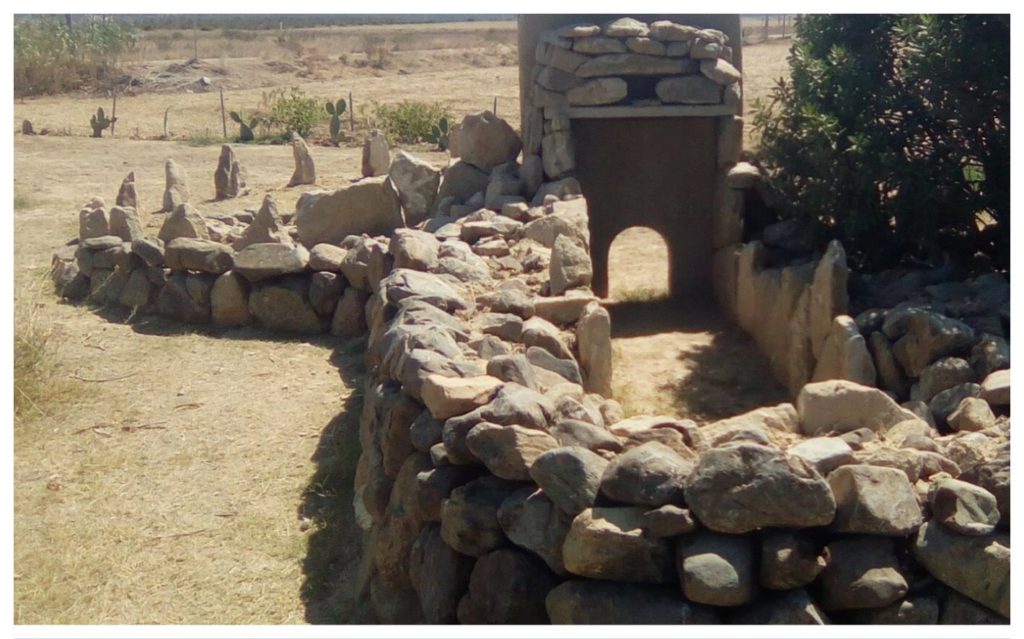 Tomba di giganti: dettaglio.