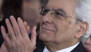 Il presidente Sergio Mattarella