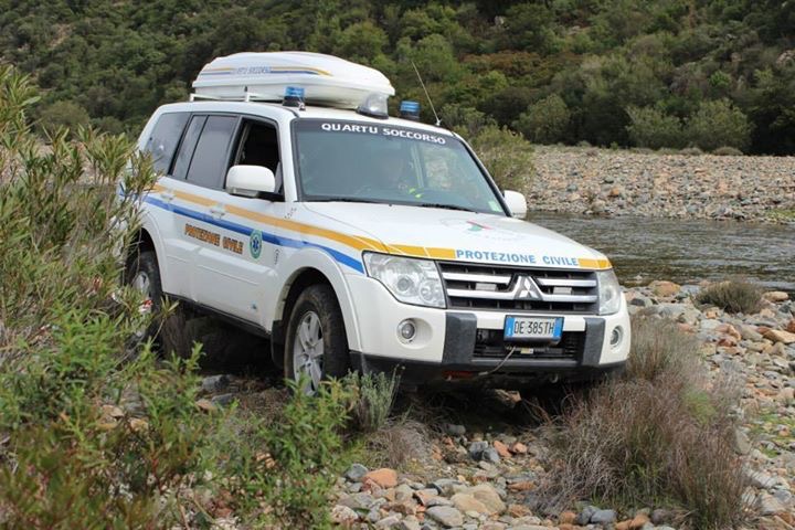 Il fuoristrada di Quartu Soccorso.