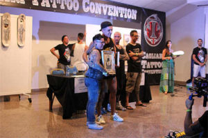 Milly alla tattoo convention di Cagliari