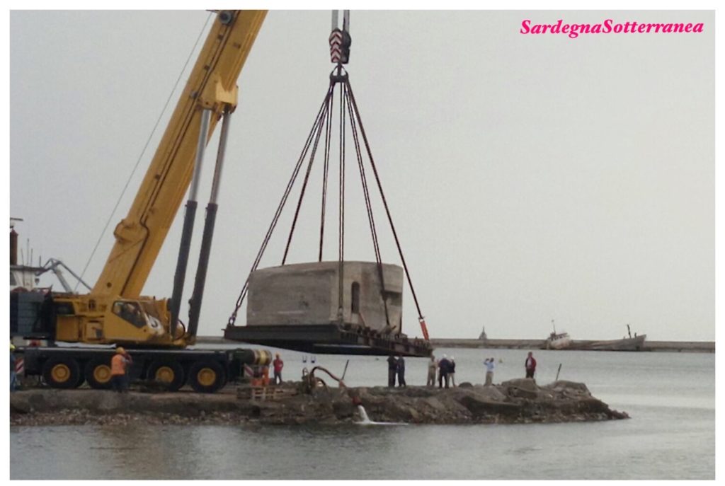 Il fortino militare nel porto di Cagliari