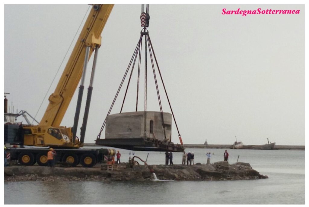 Il fortino militare nel porto di Cagliari