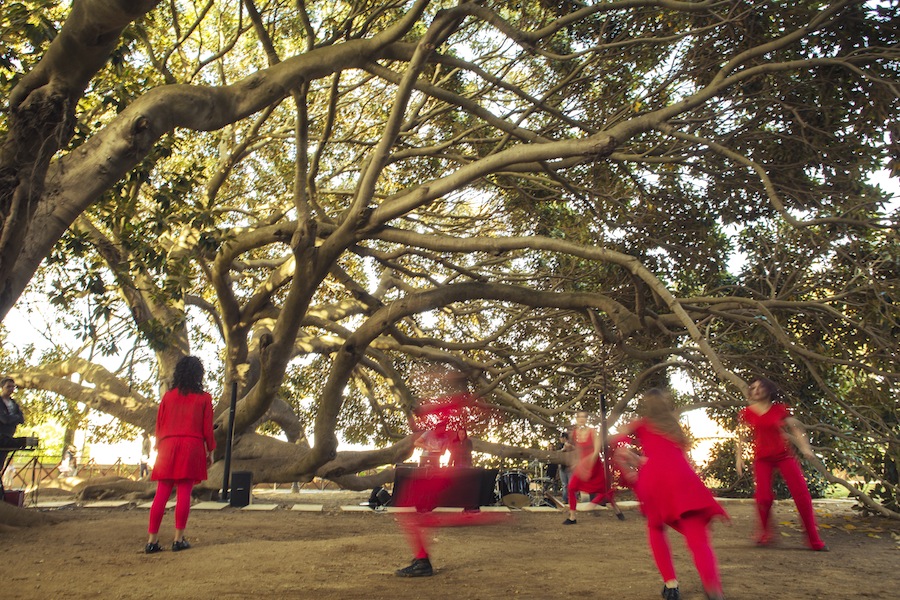 Danzando al festival di musica elettroacustica Polline.