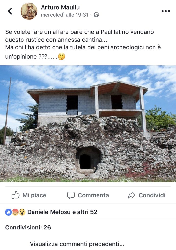 Domus de Janas paulilatino