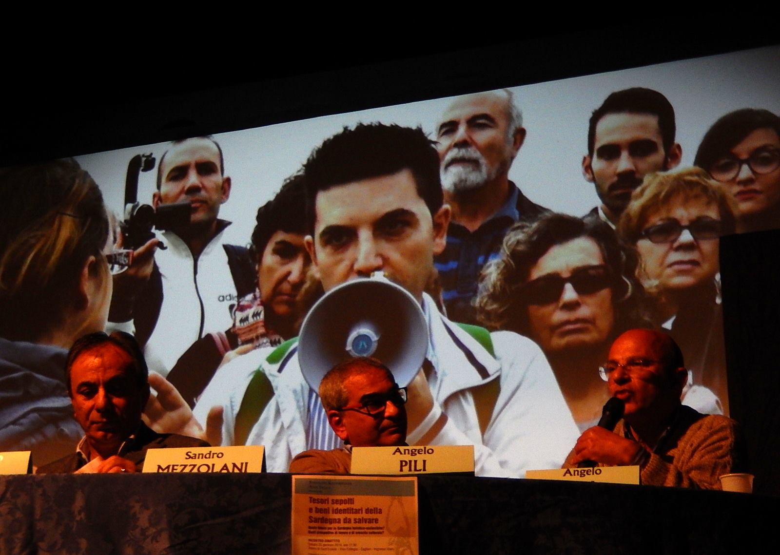 Marcello Polastri, in video, durante il convegno