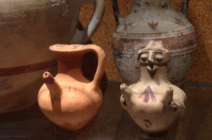Alcuni reperti in mostra