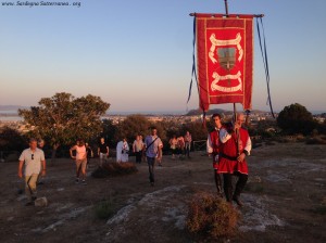 I figuranti al tramonto