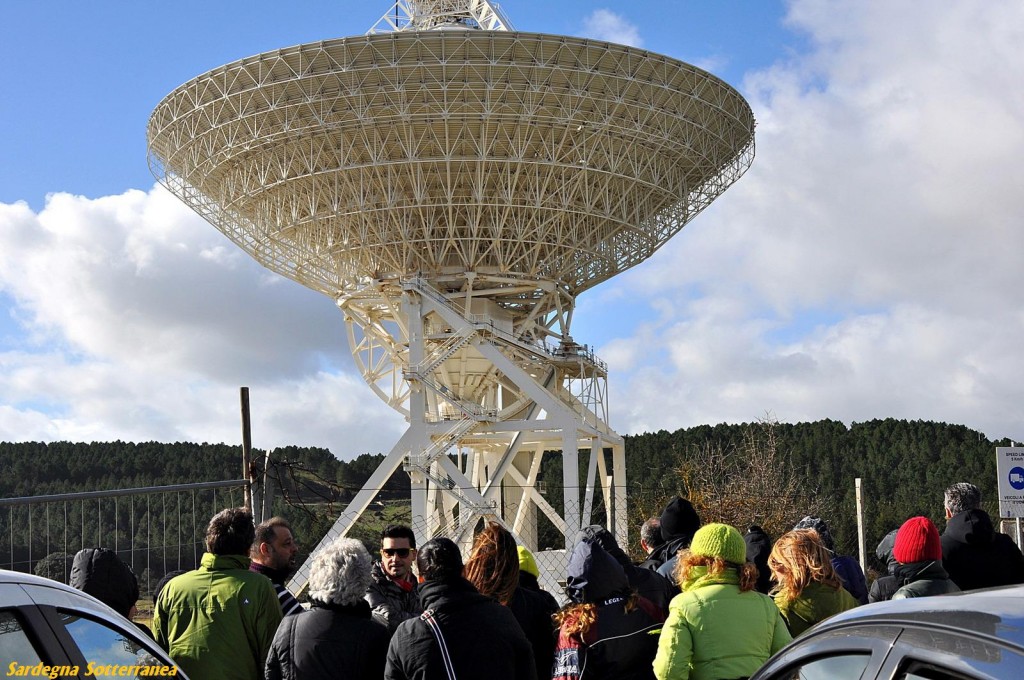 Il radiotelescopio di San Basilio in Sardegna 