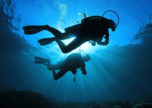 Subacquei in ricognizione