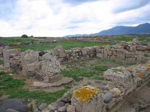 Rovine dell'antica città di Nora.