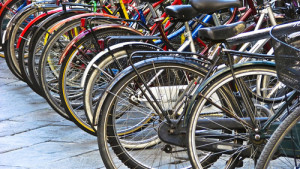 Biciclette in una immagine tratta dal Web.