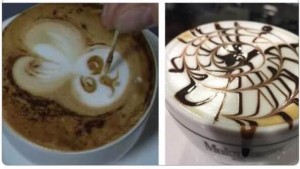 Un cappuccino elaborato