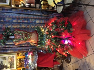L'albero natalizio del bar Giardino