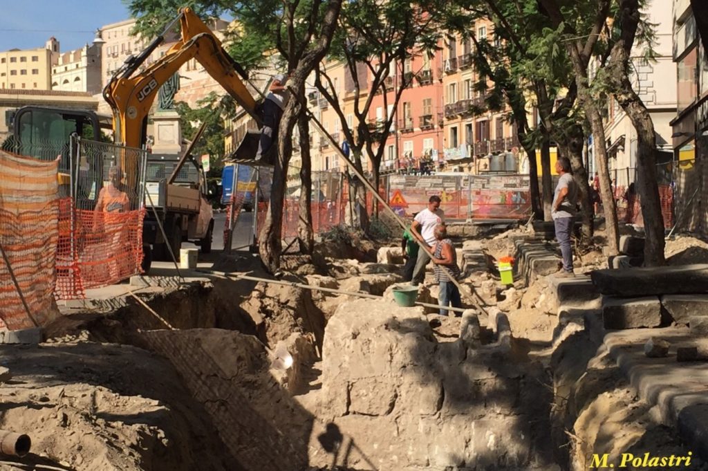 Il cantiere nel quale è avvenuta la scoperta.