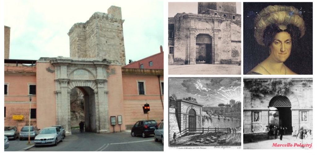 Porta Cristina con i raffronti storici con la Porta Angelica di Roma 