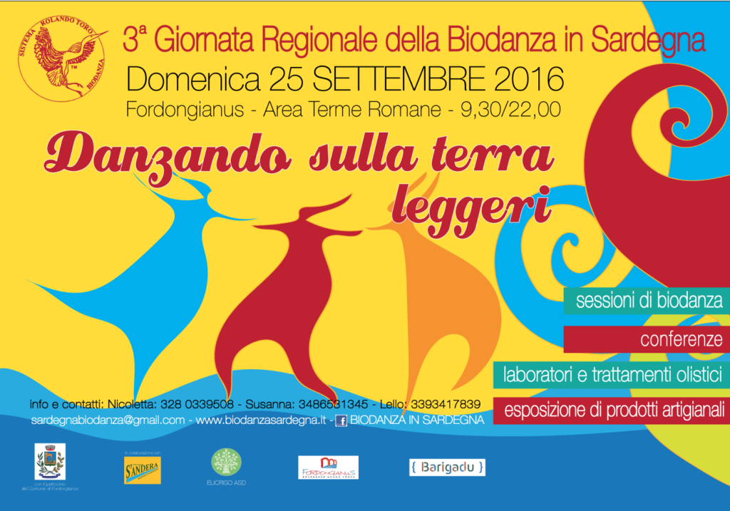 La locandina di BIodanza Sardegna
