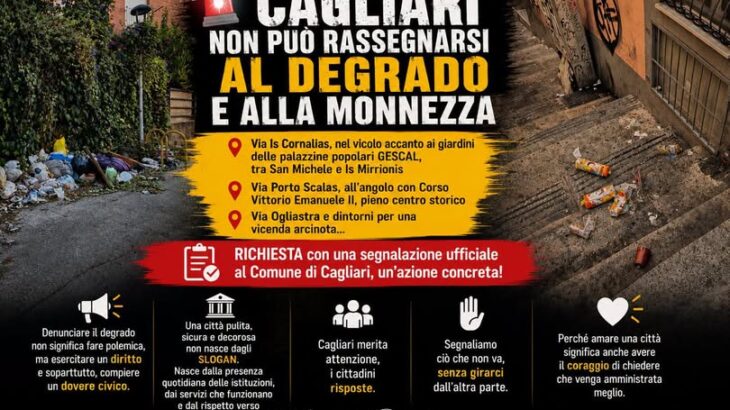 Cagliari invasa dai rifiuti l'appello di Polastri a Massimo Zedda
